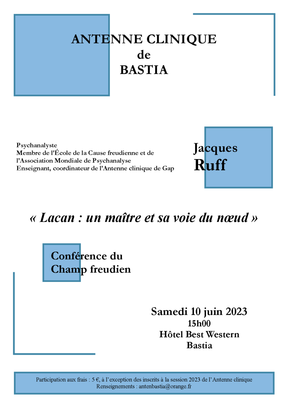AcB – Conférence Jacques Ruff – 10 juin 2023