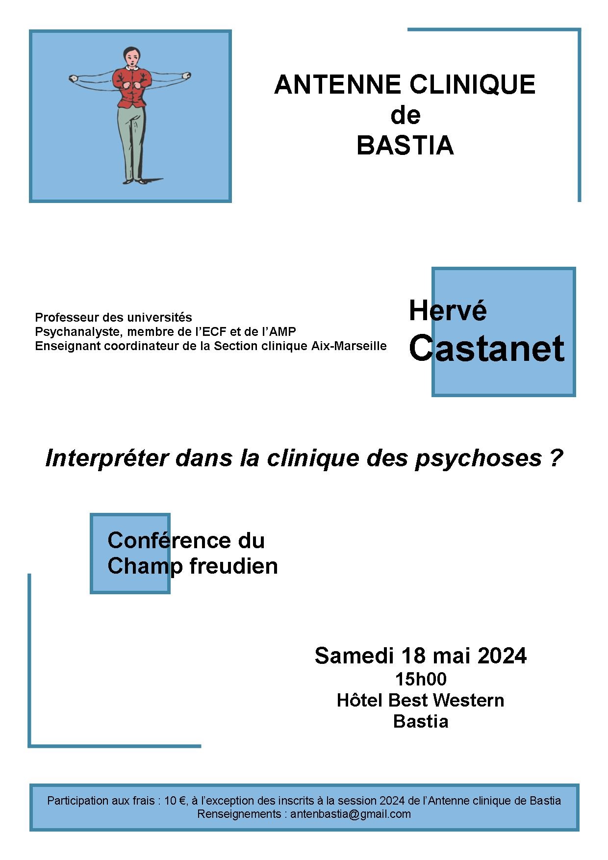 Conférence du Champ freudien – H. Castanet – 18 mai 2024